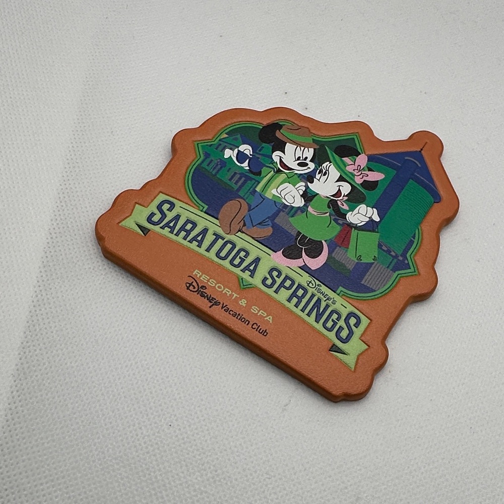 Disney Saratoga Springs Magnet - Orange, Green, Blue